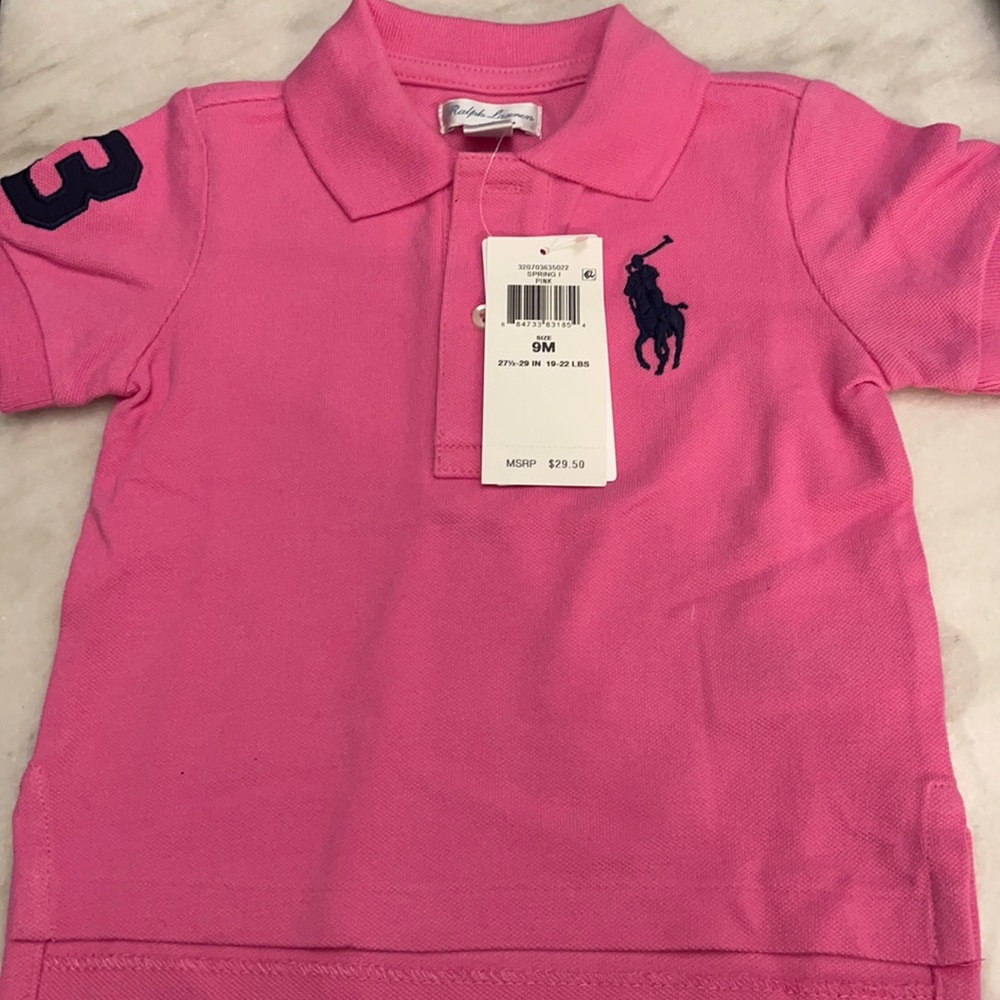 Ralph Lauren polo shirt infant 9m